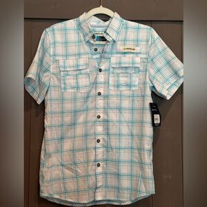 NWT plaid boys Magellan fishing shirt